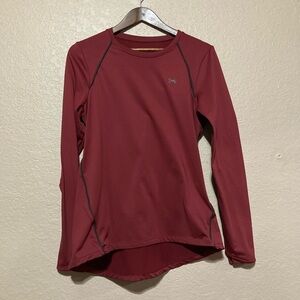 LG Burgundy Long Sleeve Tee